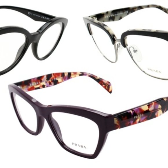 Prada Optica glasses no prescription new , unworn - Picture 1 of 15